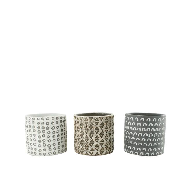 Planter cement 11x11x10cm A/3