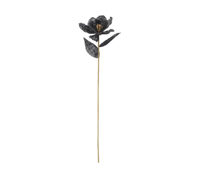 Flower magnolia jute 76x10x10cm