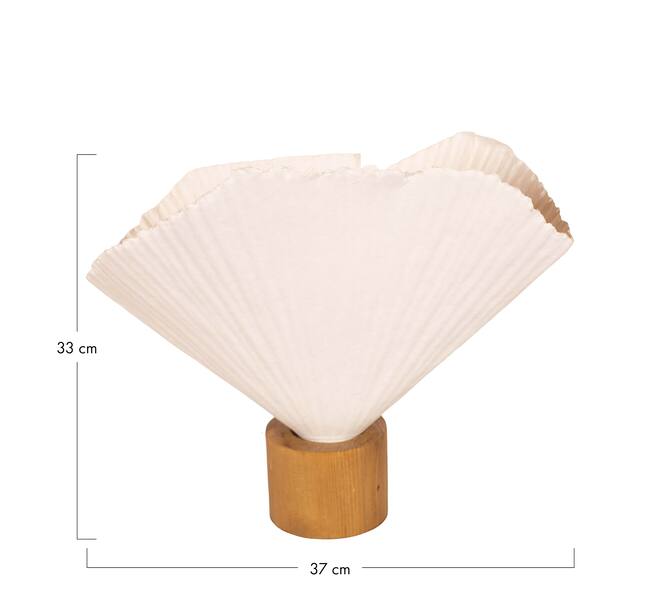Table lamp paper mache 37x17x33cm