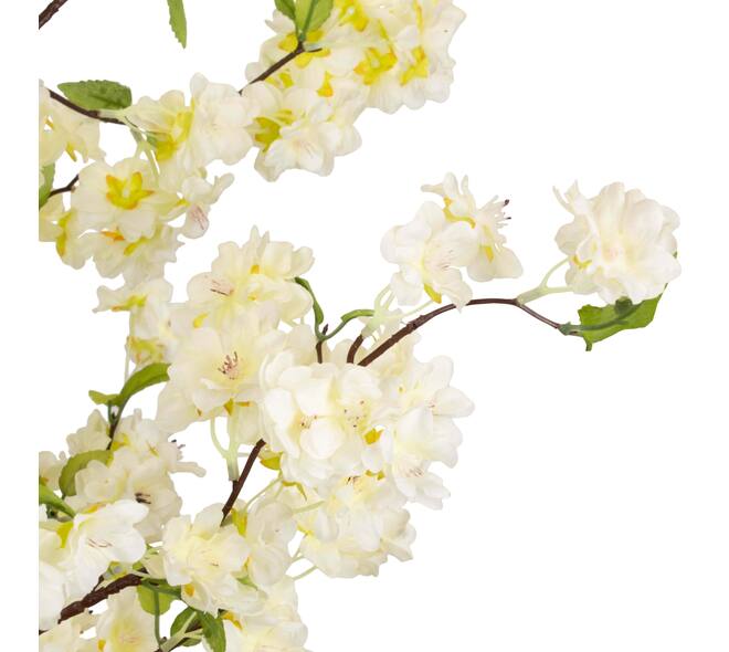 Tree peach blossom artificial 100x80x200cm - White