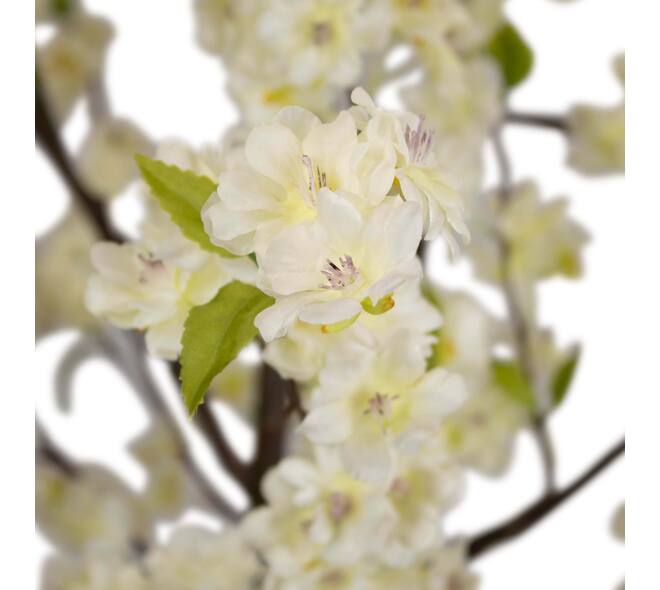 Tree peach blossom artificial 100x80x200cm - White