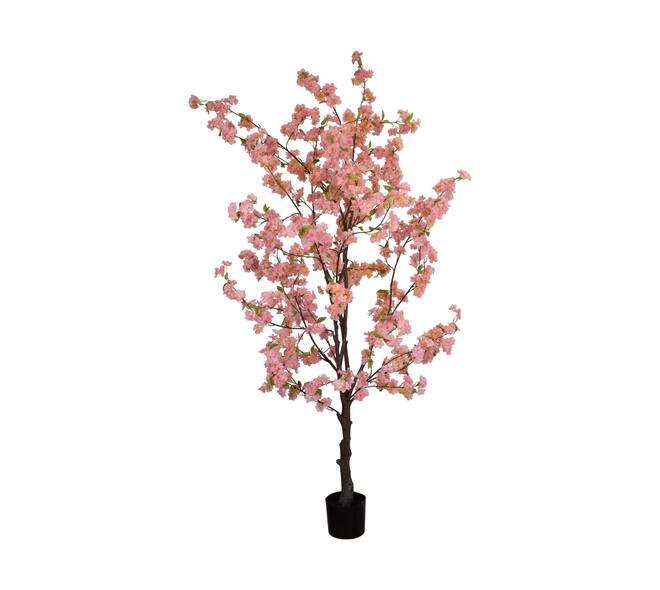 Tree peach blossom artificial 100x80x200cm - Pink
