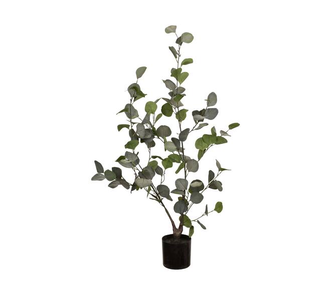 Tree eucalyptus artificial 55x55x95cm - Green