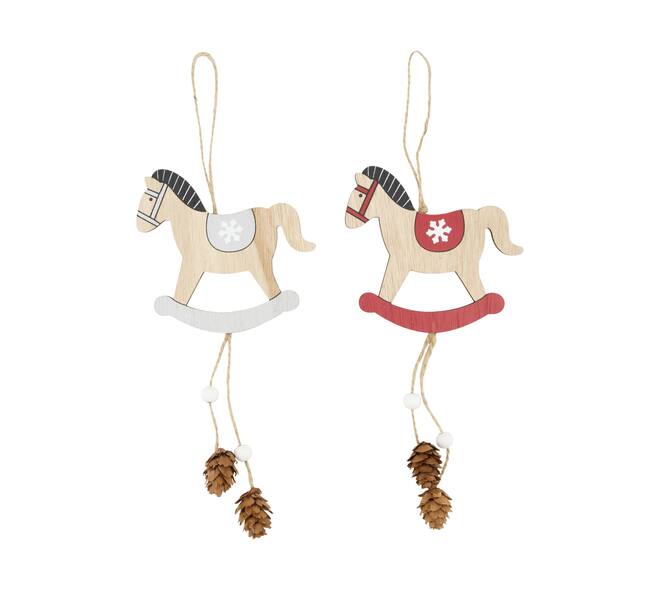 Hanger rocking horse plywood 10x2x22cm C/2