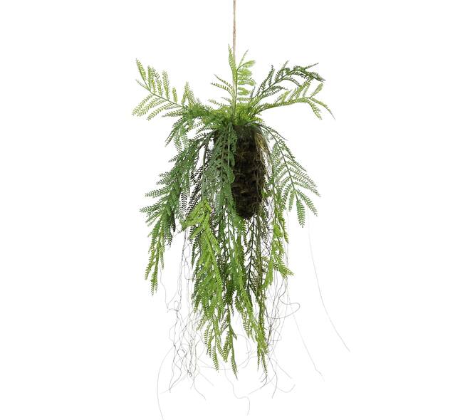 Plant hanging fern artificial 62x23x81cm