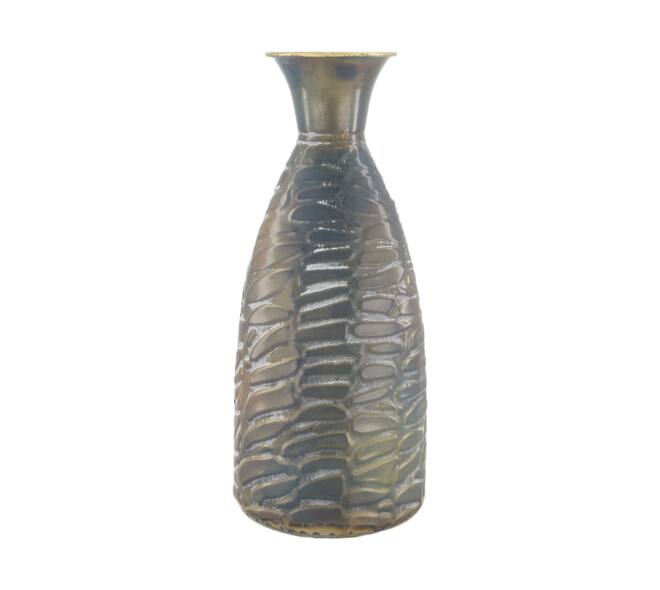 Bottle metal 14x14x32.5cm - Black