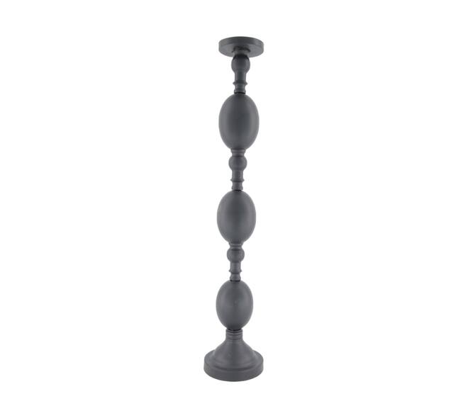 Pillar candle holder metal 12x12x60.8cm