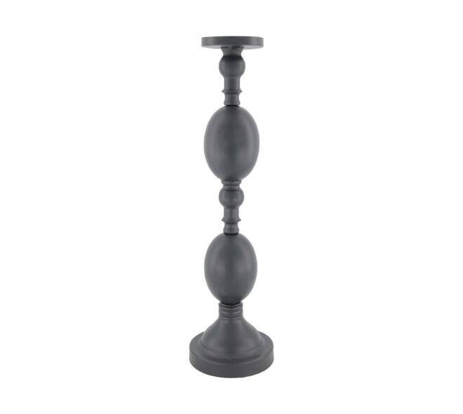 Pillar candle holder metal 12x12x43.8cm