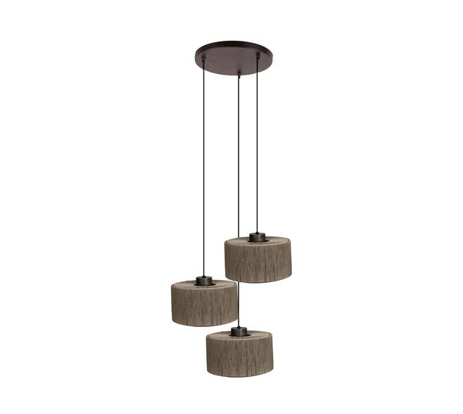 Ceiling light jute 39x39x130cm