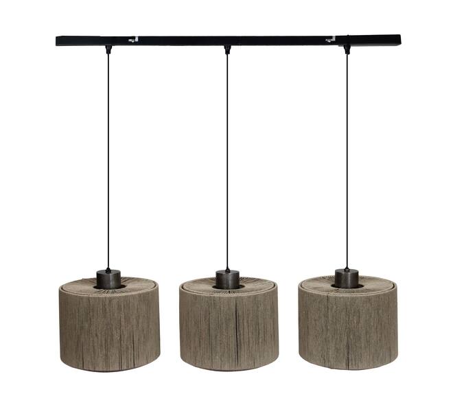 Ceiling light jute 100x28x130cm