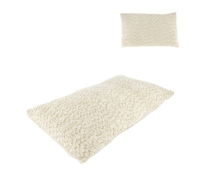 Cushion polyester 30x50x8cm - Cream