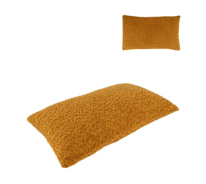 Cushion polyester 30x50x8cm - Brown