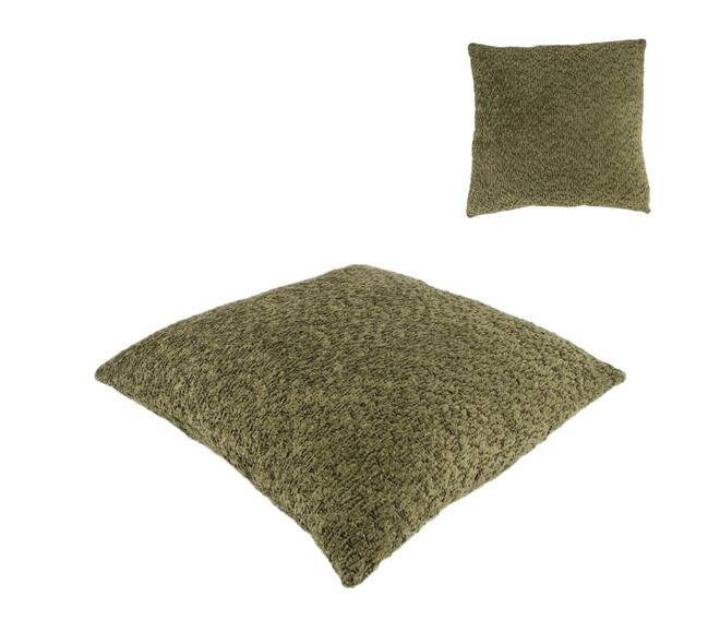 Cushion polyester 45x45x8cm - Green