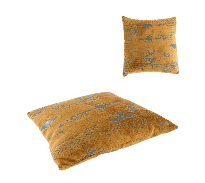 Cushion polyester 45x45x8cm - Orange