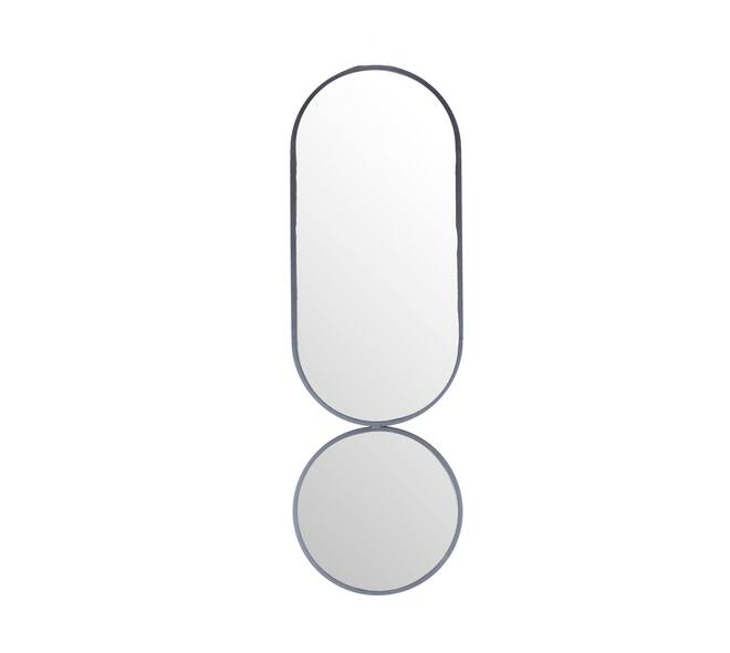 Mirror metal 117x2x38cm - Black
