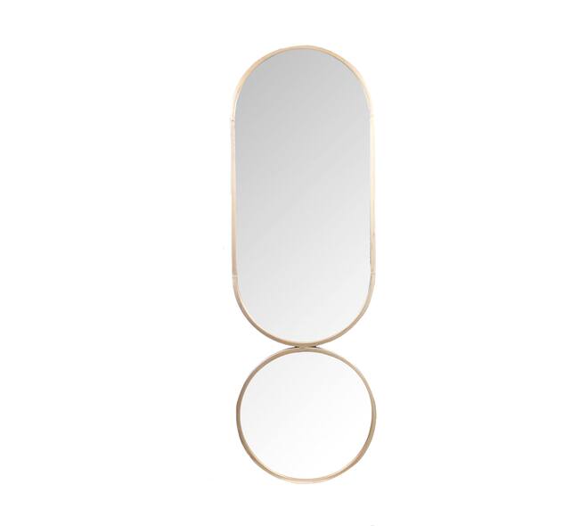 Mirror metal 38x2x117cm - Gold