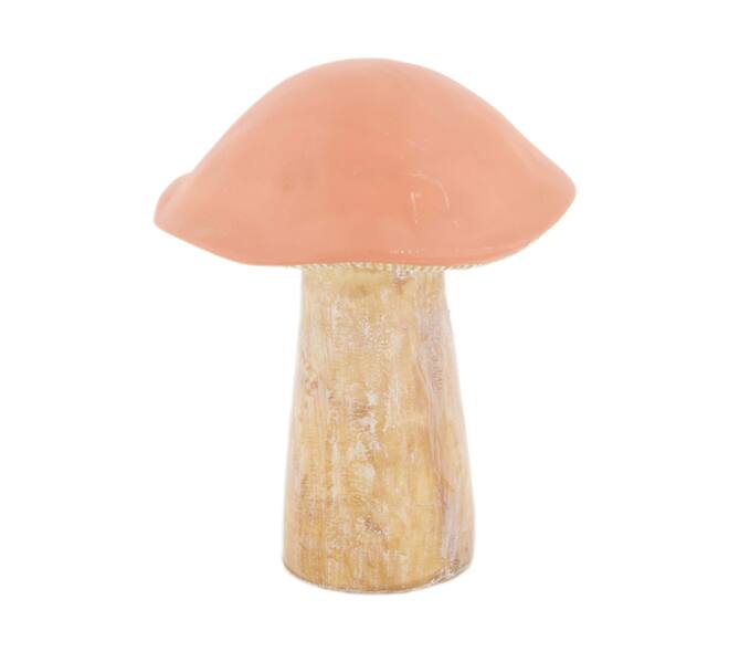 Mushroom polyresin 13x13x15.5cm
