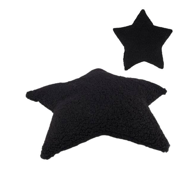 Cushion star teddy polyester 58x58x8cm