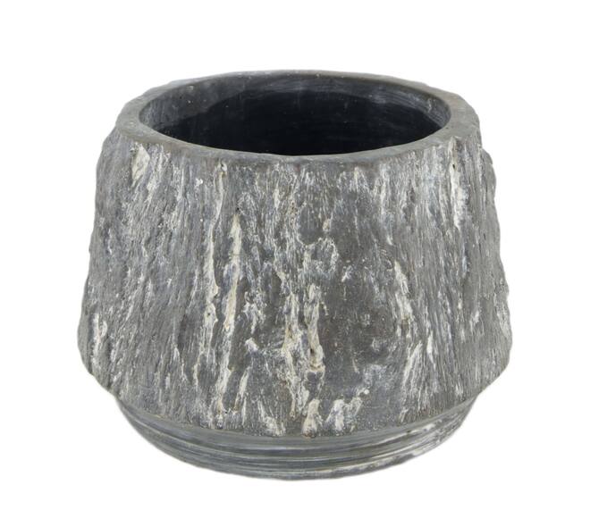Planter cement 21x21x14.5cm - Black