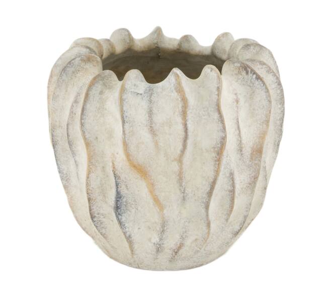 Planter cement 19x19x16.5cm - Grey