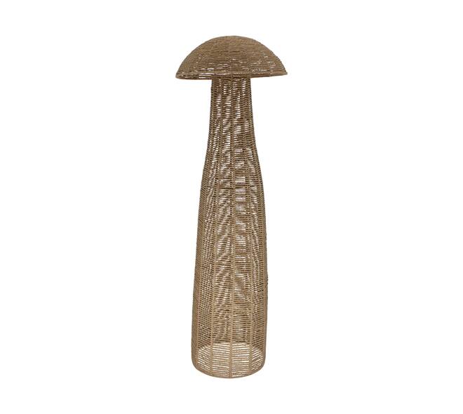 Mushroom paper rope 38x38x118cm - Natural