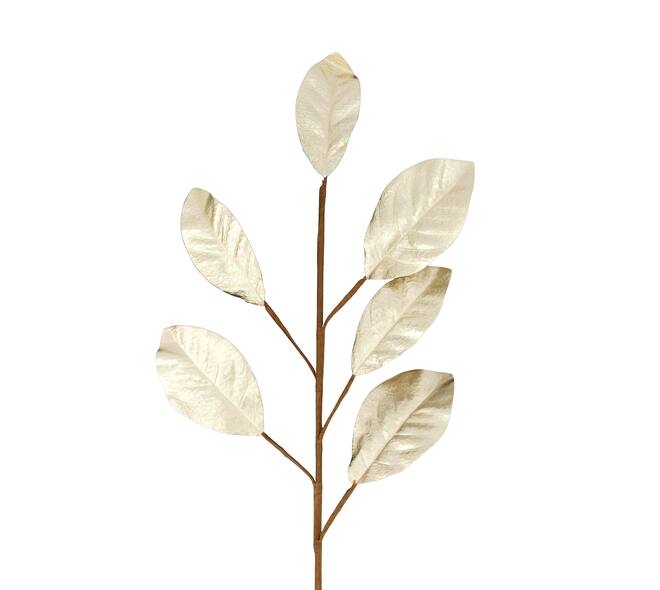 Branch leaves artificial 77x30x3cm - Gold