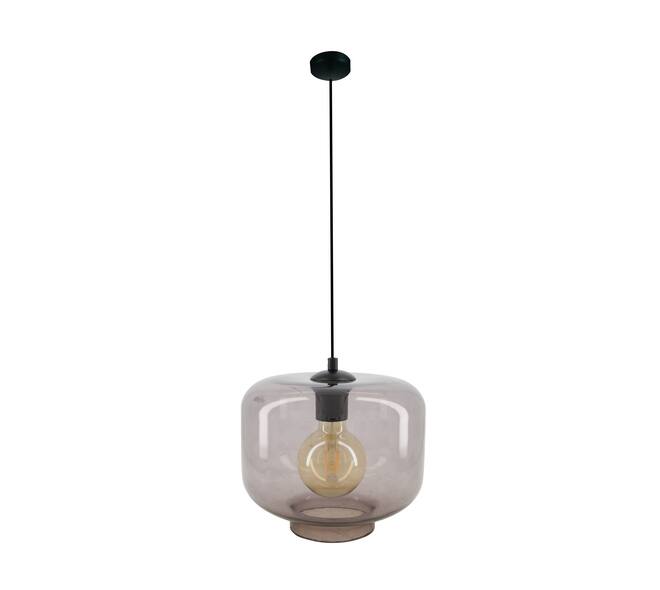 Ceiling light glass 25x25x125cm - Grey