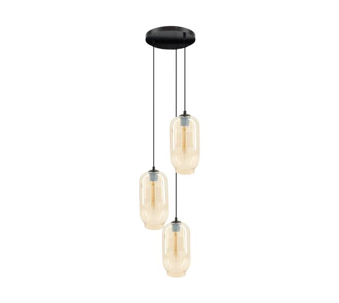 Ceiling light glass 39x36x135cm