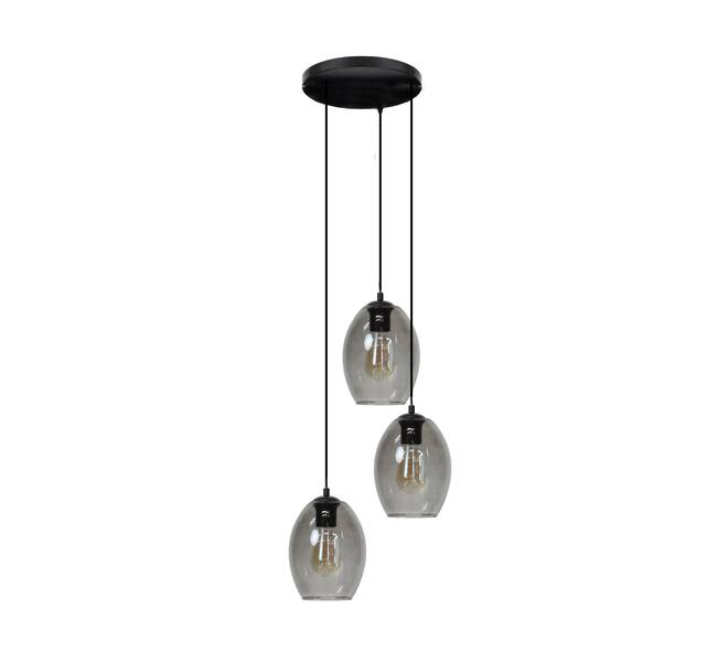 Ceiling light glass 39x36x130cm