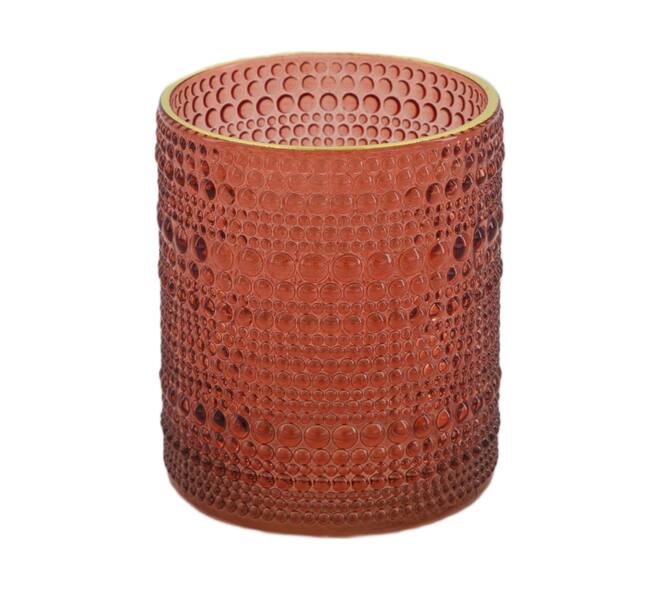 Tealight holder glass 8.5x8.5x10cm