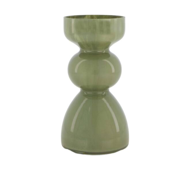 Vase glass 8.5x8.5x17cm
