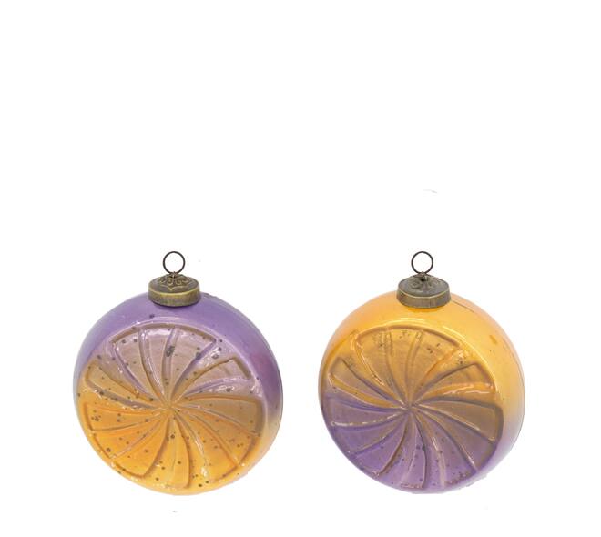 Bauble glass 10x4x10cm C/2