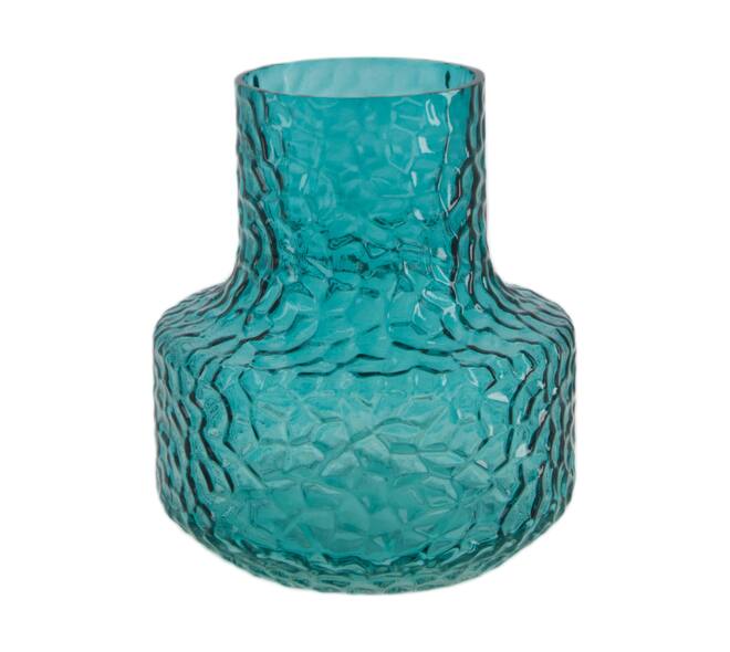 Vase glass 15x15x18cm