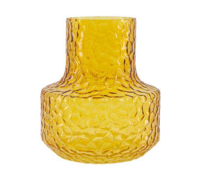 Vase glass 15x15x18cm