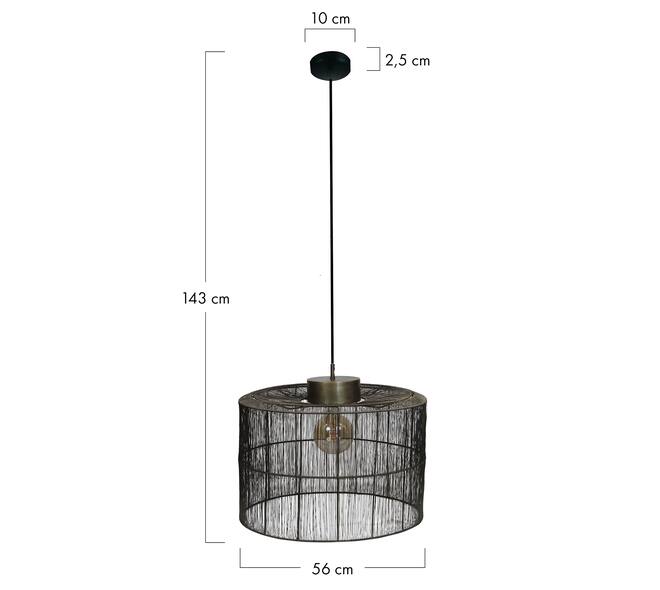 Ceiling light metal 56x56x43cm