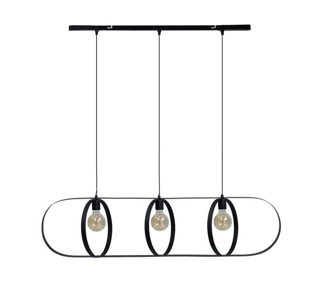 Ceiling light metal 120x27.5x130cm
