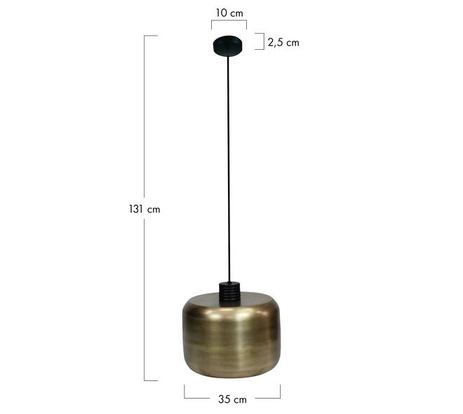 Ceiling light metal 35x35x31cm