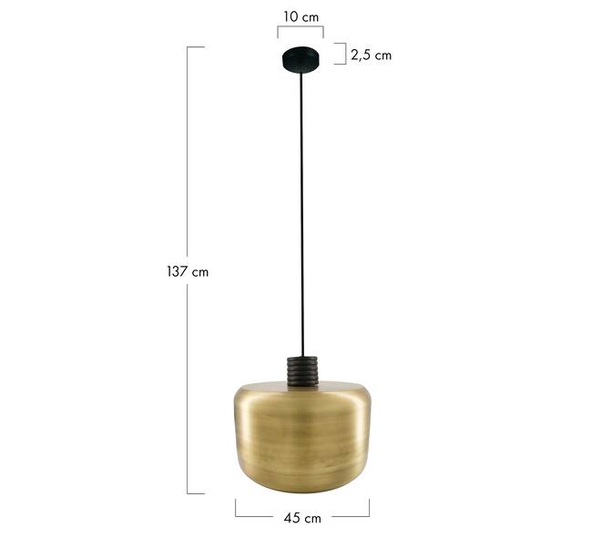 Ceiling light metal 45x45x37cm