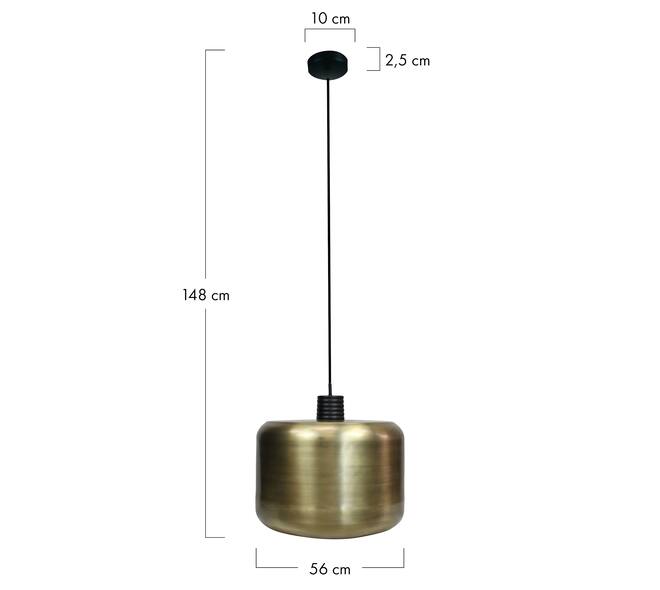 Ceiling light metal 56x56x48cm
