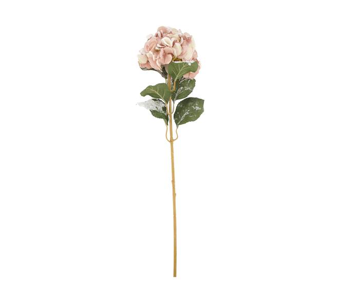 Flower hydrangea artificial 13x8x84cm - Cream