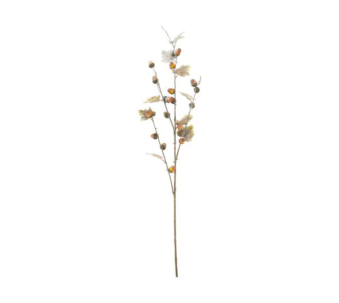 Flower oak branche artificial 20x8x101cm - Brown