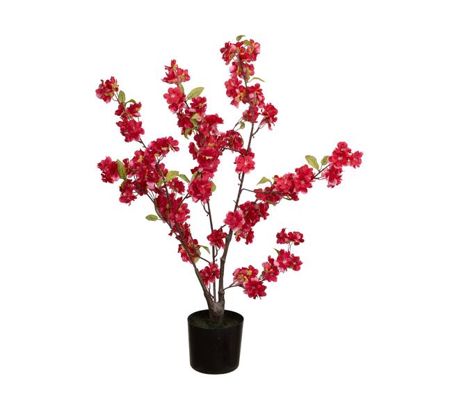 Tree blossom artificial 30x30x80cm - Pink