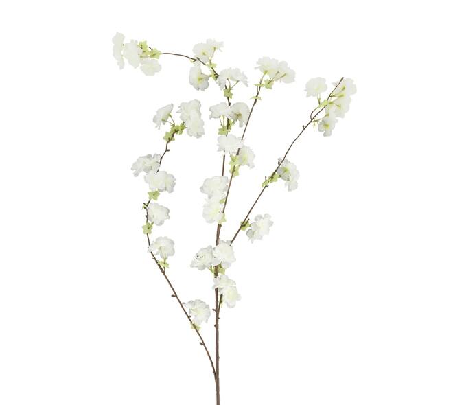 Branch blossom artificial 25x25x140cm - White