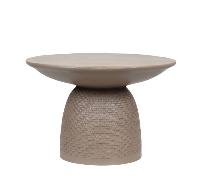 Table dappoint Avery - Magnesium - 58x58x38cm - Marron