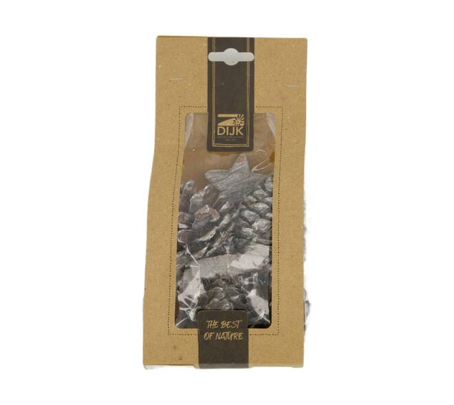 Pinecone with 3 coco star nature 90gr