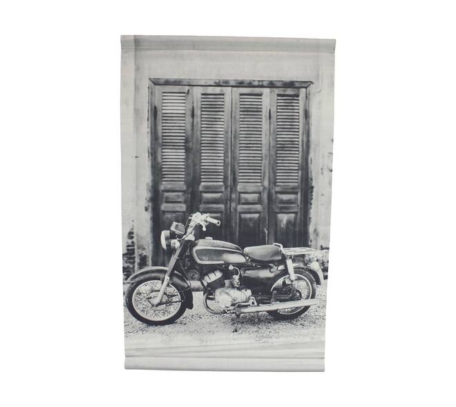 Wall art with metal frame linen 78x3x118cm