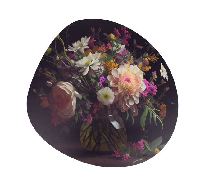 Wall art mdf 58x2.3x58cm