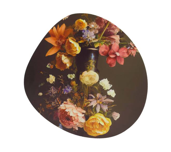 Wall art mdf 38x2.3x38cm