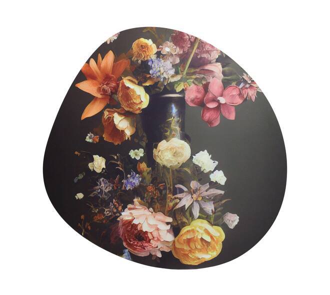 Wall art mdf 78x2.3x78cm