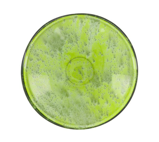 Plate recycled glass 25x25x2cm